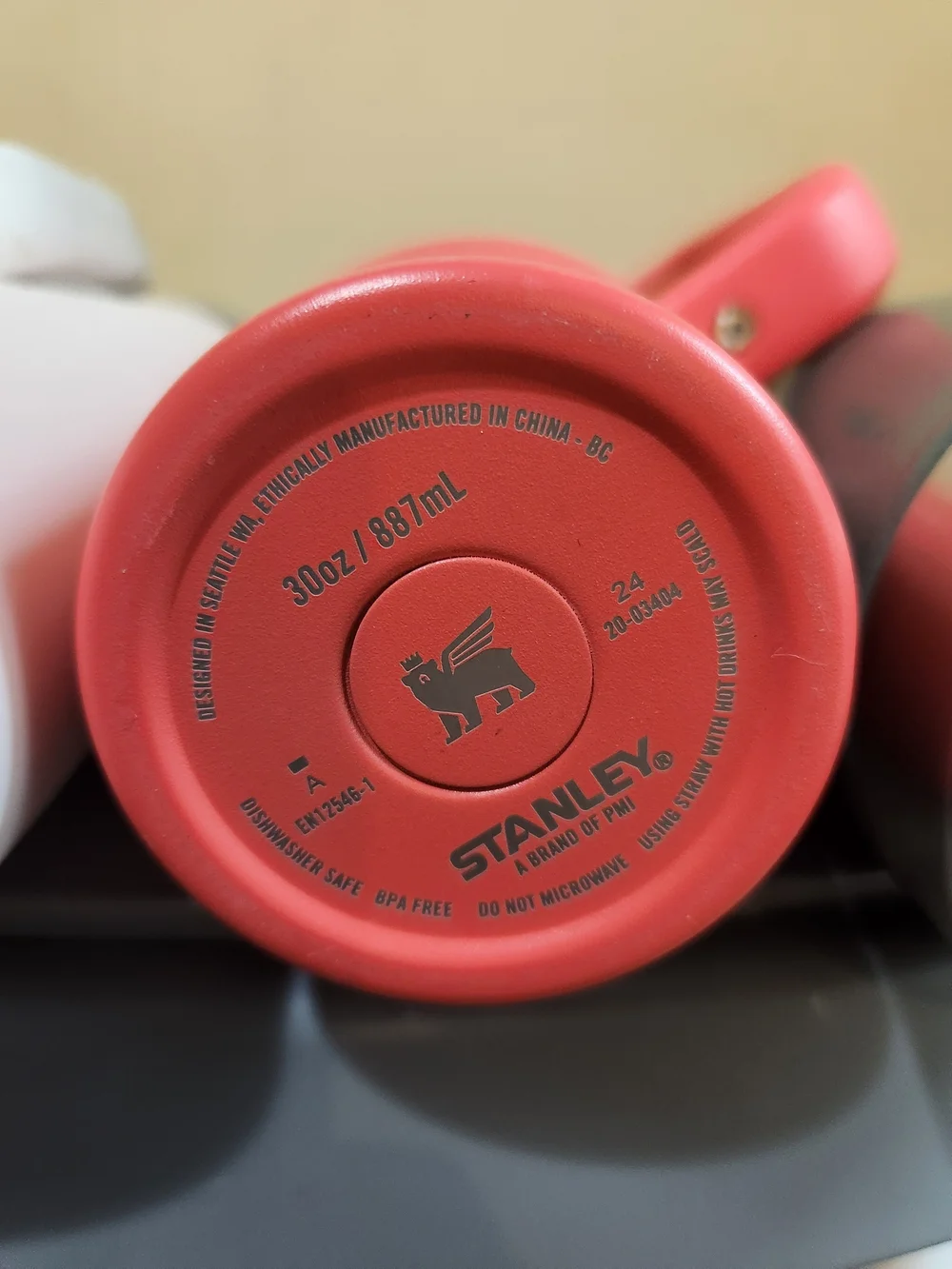 Stanley Travel Mugs & Thermos Set - Pink, Coral, Green, Cream, Clear Used - Picture 8 of 8